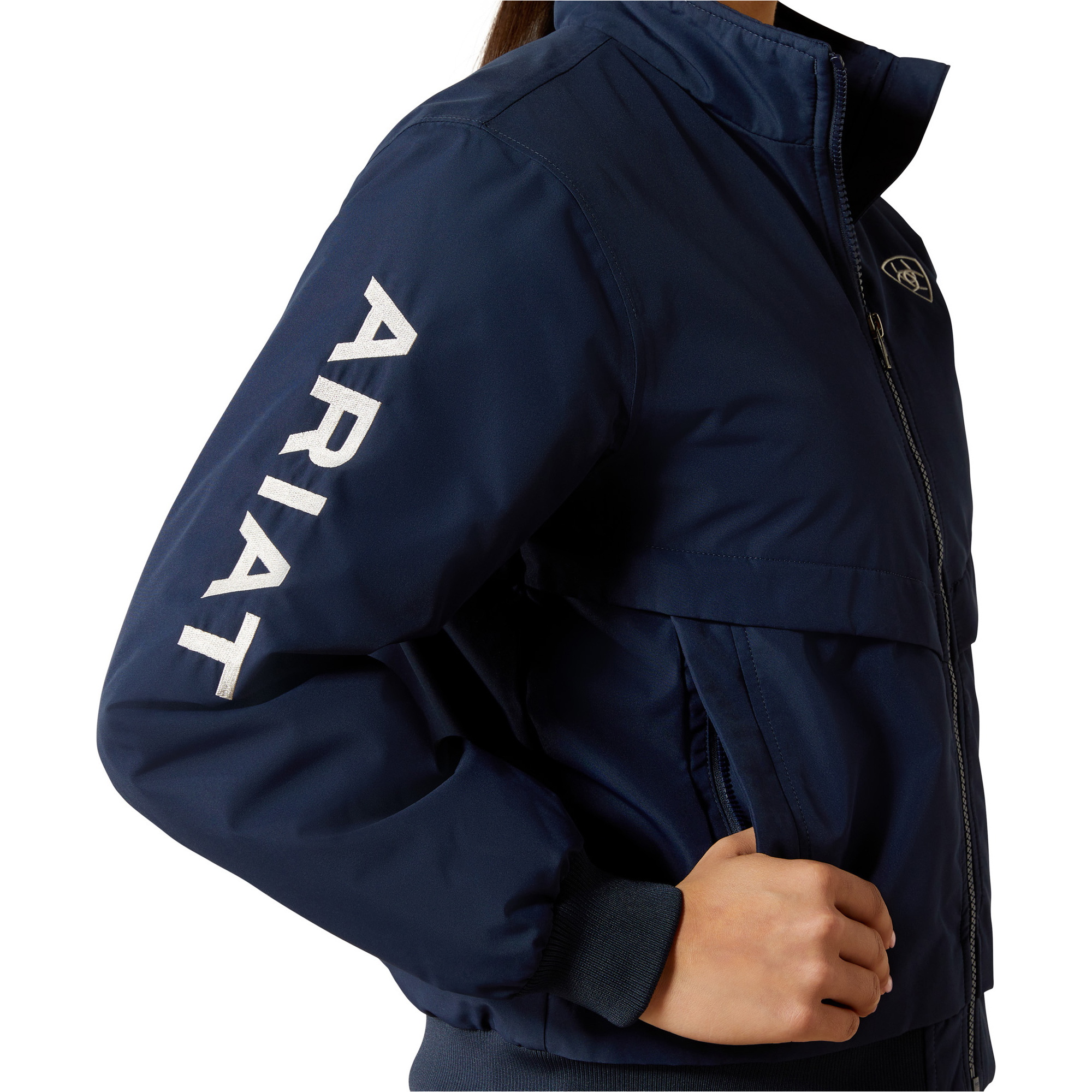 2025 Ariat Junior Stall 2 . 0 Isolierte Jacke 10062854 - Navy